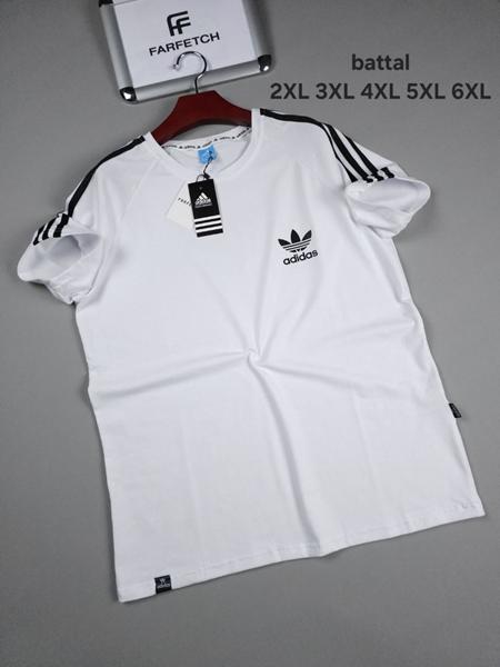 Футболка Hous Of Timur (2XL-6XL) HT703 white (лето)