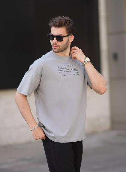 Футболка Hous Of Timur (2XL-6XL) HT227 grey (лето)