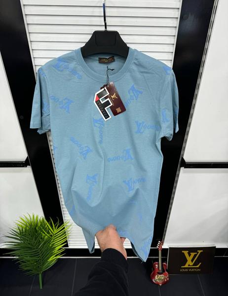Футболка Hous Of Timur (2XL-6XL) HT200 l.blue (лето)