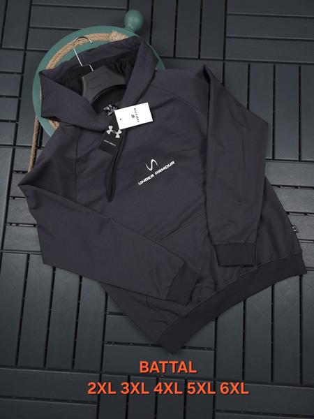 Батник Hous Of Timur (2XL-6XL) HT652 d.grey (деми)