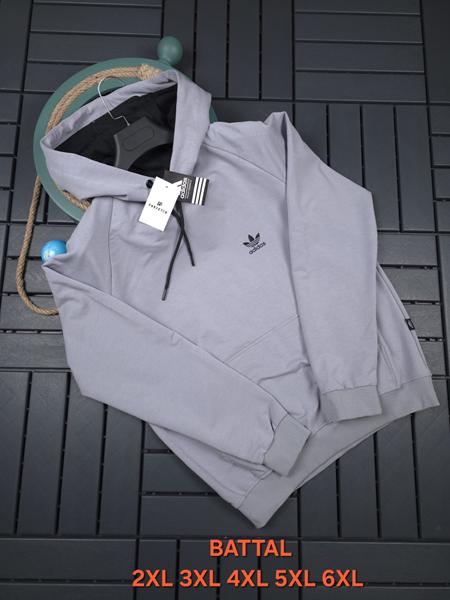 Батник Hous Of Timur (2XL-6XL) HT654 l.grey (деми)