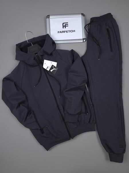 Костюм спорт Hous Of Timur (2XL-6XL) HT242 d.grey (деми)