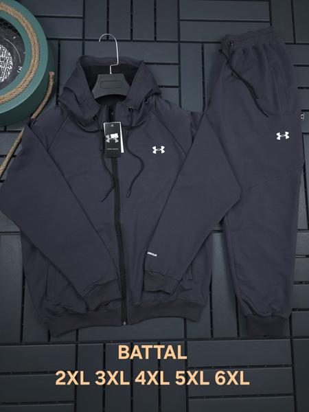 Костюм спорт Hous Of Timur (2XL-6XL) HT595 d.grey (деми)