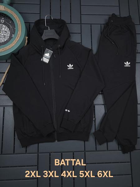 Костюм спорт Hous Of Timur (2XL-6XL) HT597 black (деми)