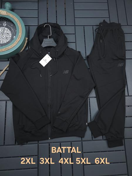 Костюм спорт Hous Of Timur (2XL-6XL) HT600 black (деми)