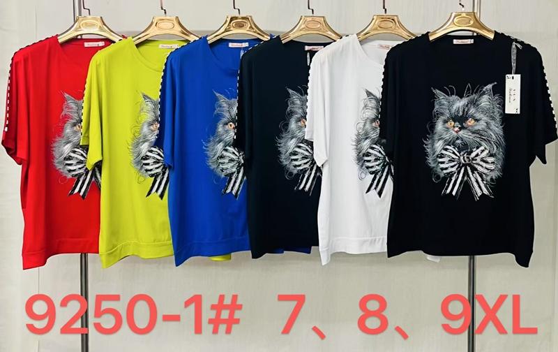 Футболка Immei (7XL-9XL) 9250-1 red (лето)