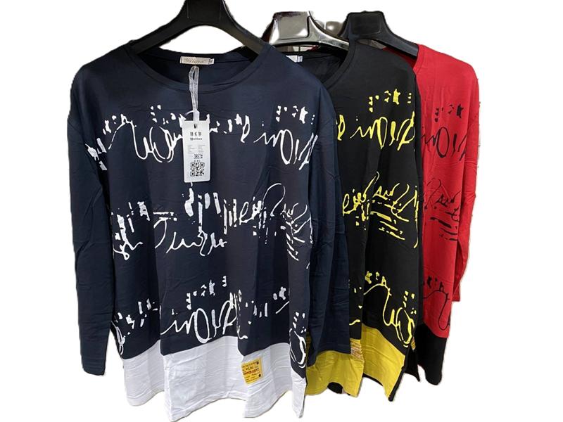 Свитер Immei (6XL-8XL) 3857 black (деми)