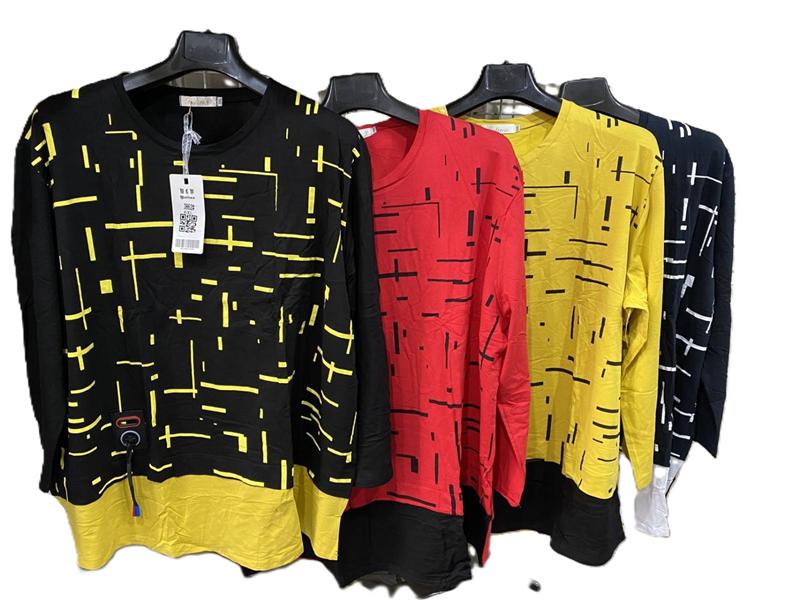 Свитер Immei (6XL-8XL) 3862 black-white (деми)