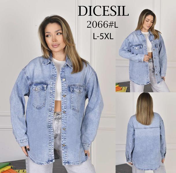 Куртка Leen (L-5XL) 2066 l.blue (деми)