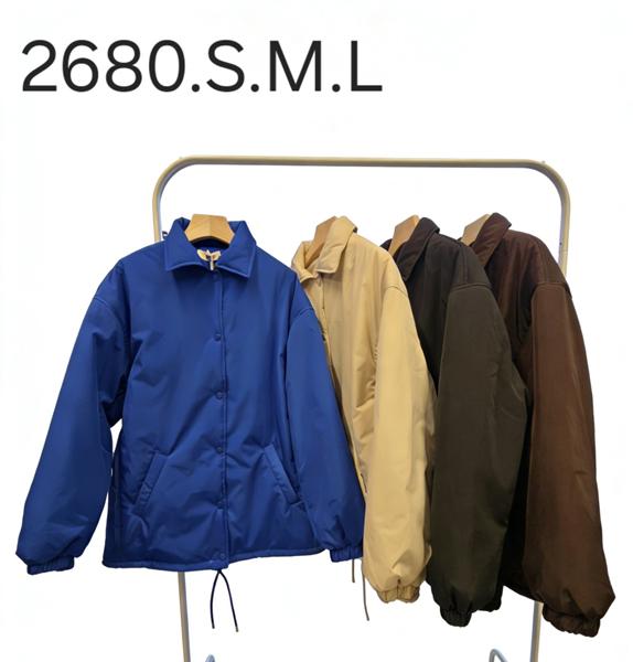 Куртка Oukali (S-L) 2680 chocolate (деми)