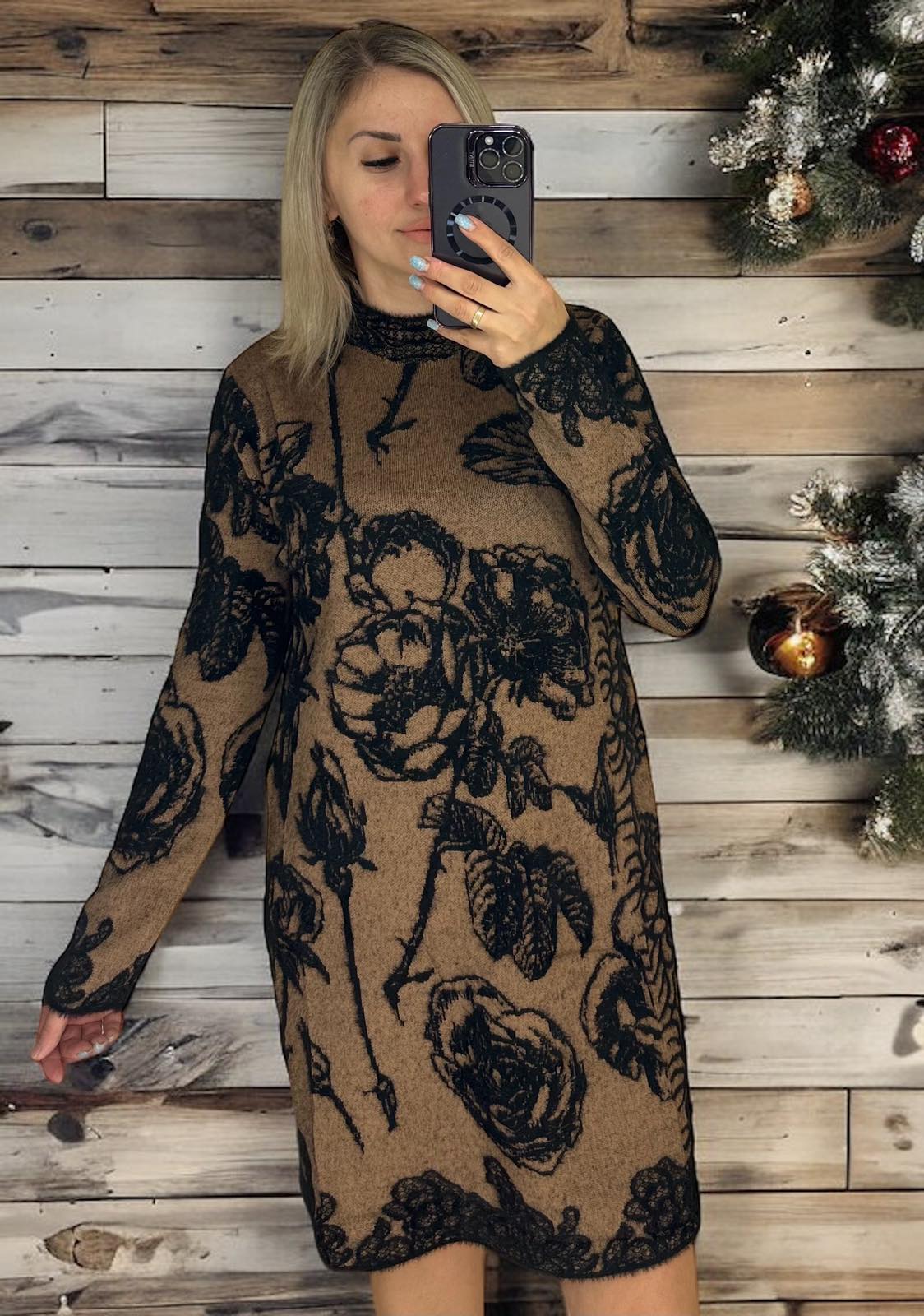 Платье LeVisha (48-52) 26280 beige (деми)