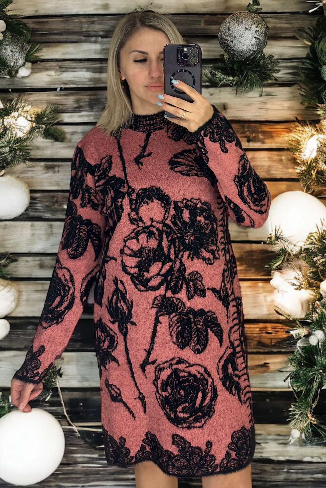 Платье LeVisha (48-52) 26280 powder (деми)