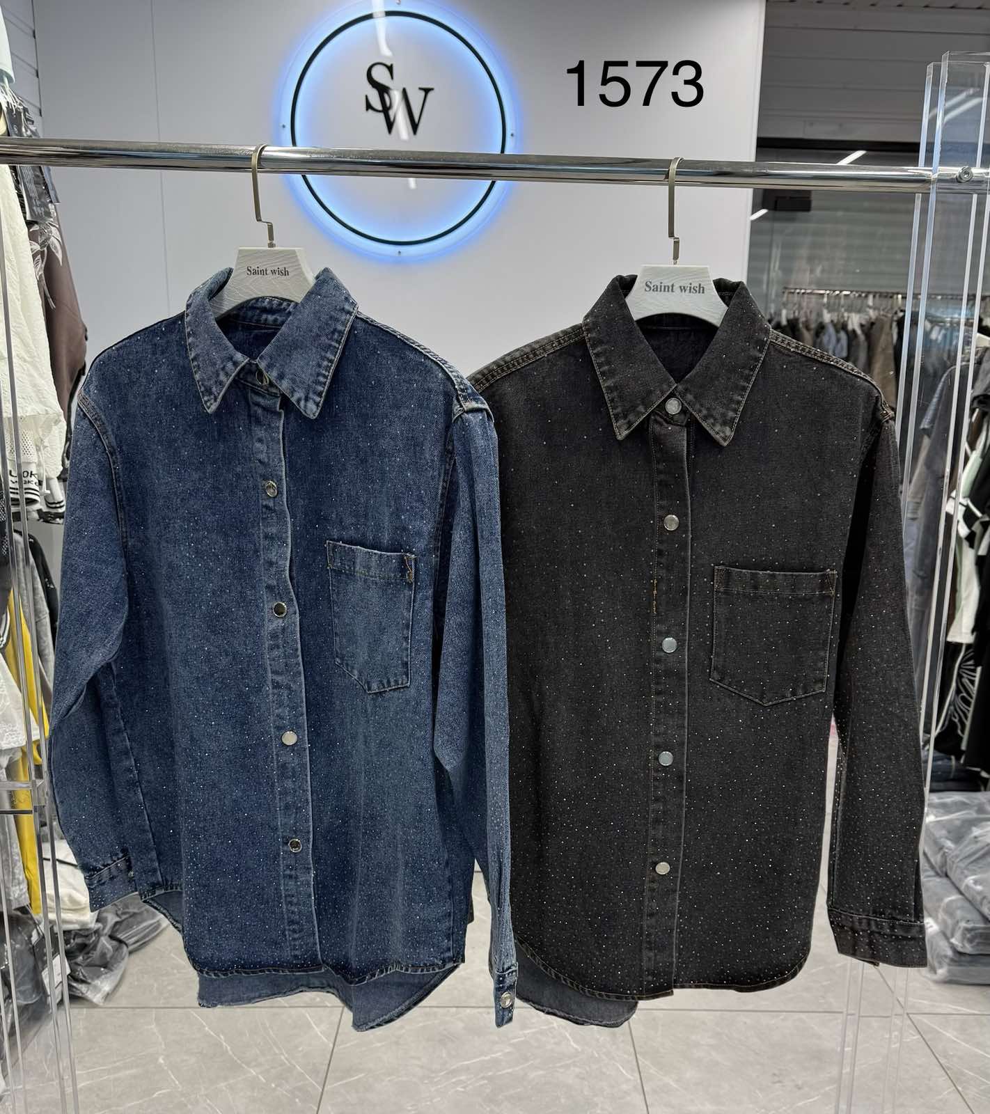 Рубашка Saint Wish (one size) 1573 blue (деми)