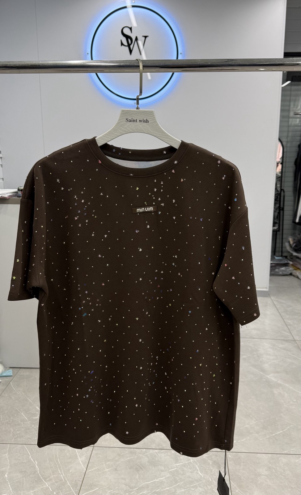 Футболка Saint Wish (one size) 2086 brown (лето)