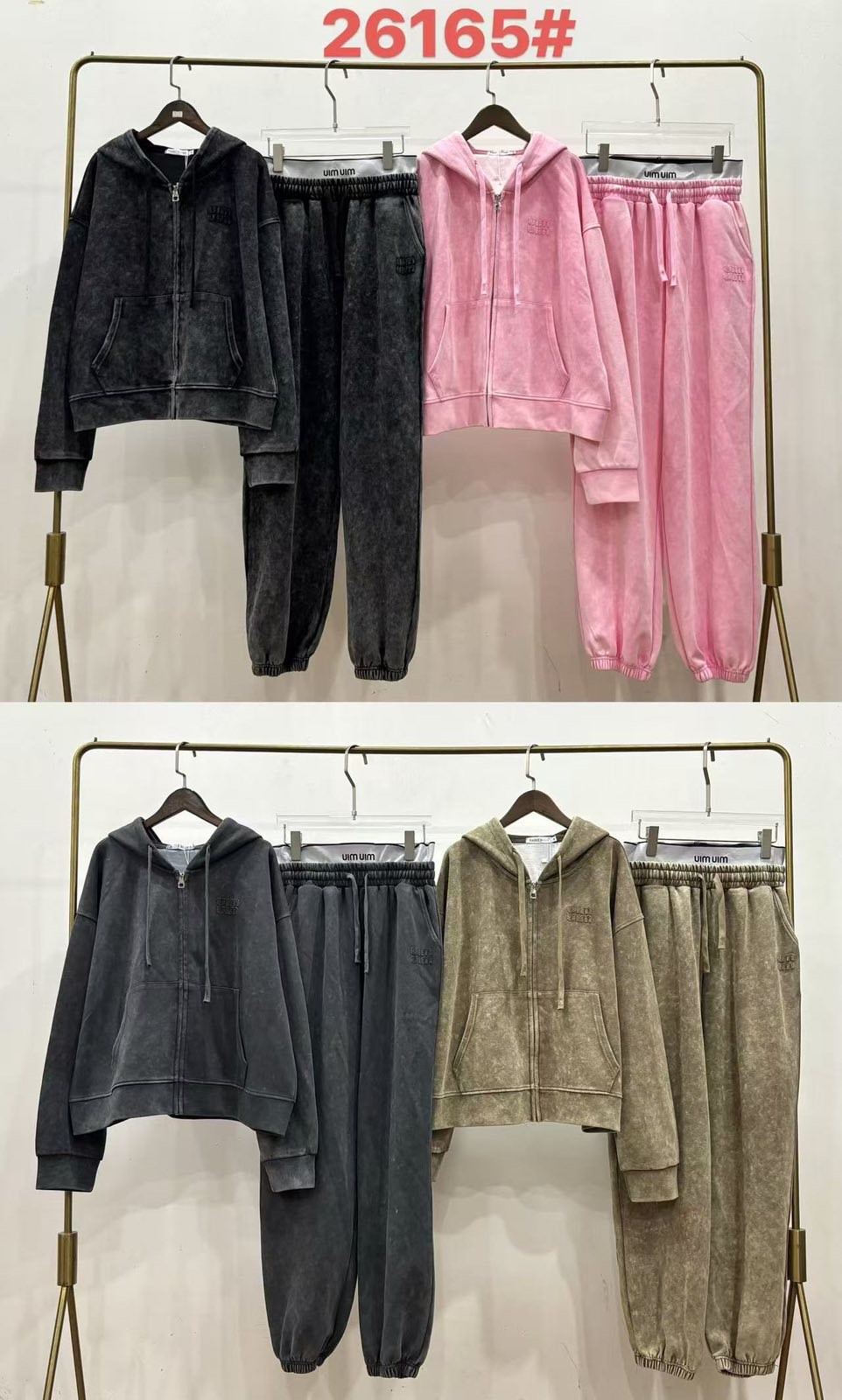 Костюм спорт Saint Wish (S-L) 26165 black (деми)