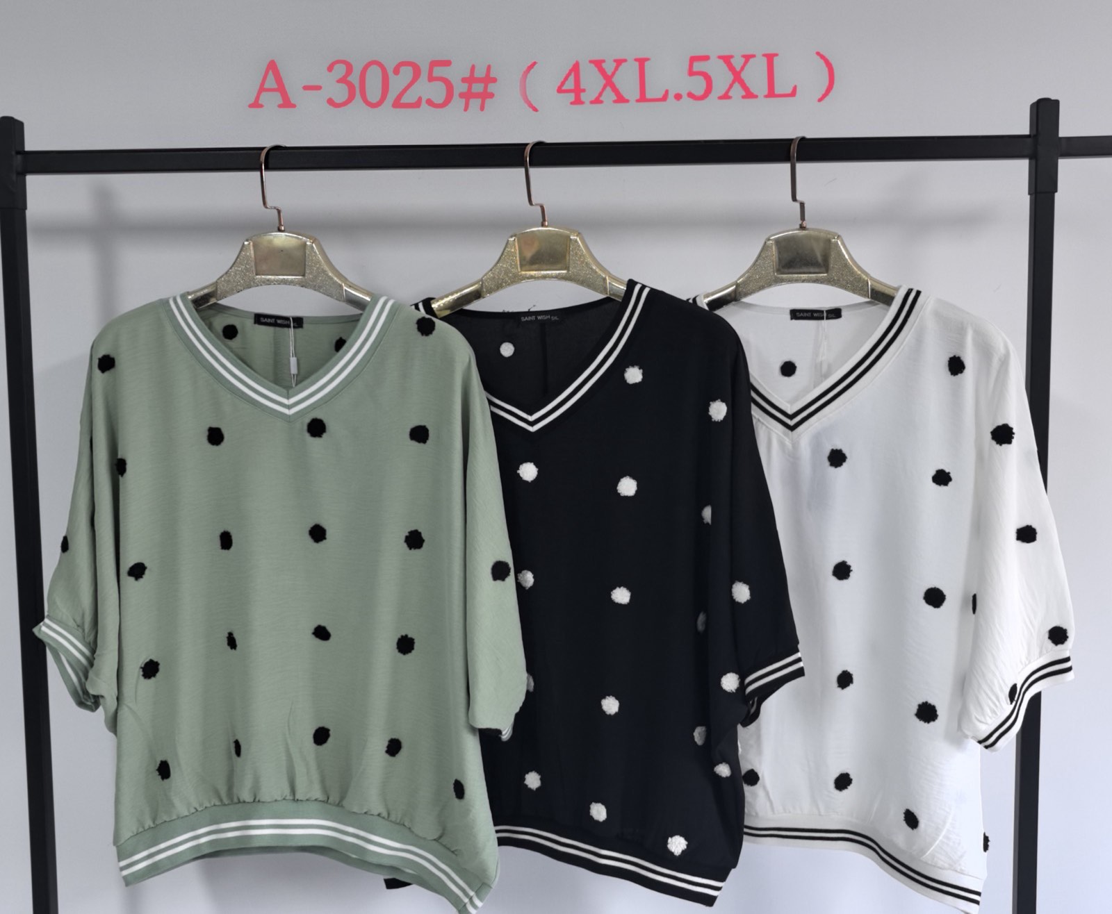 Футболка Saint Wish (4XL-5XL) 3025 mix (лето)