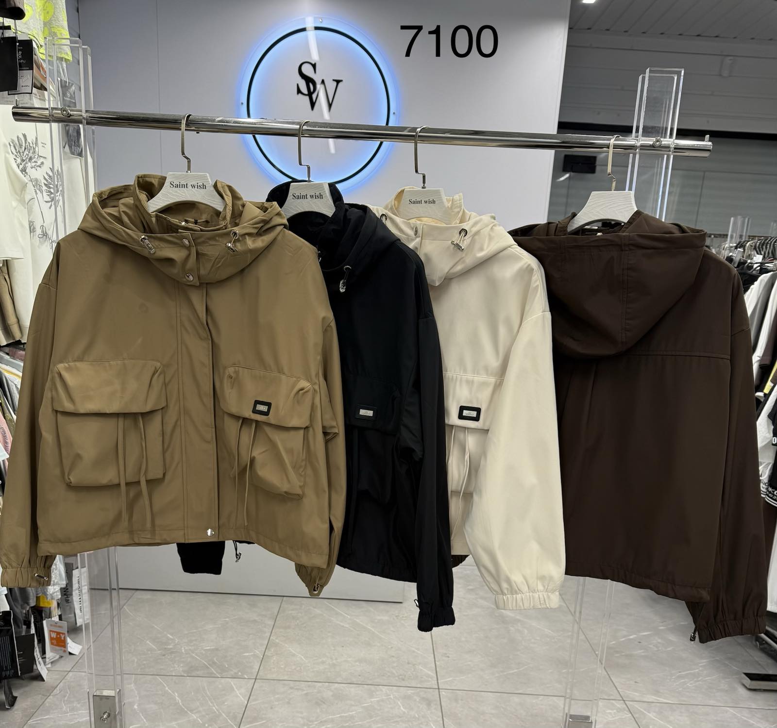 Ветровка Saint Wish (S-L) 7100 brown (деми)