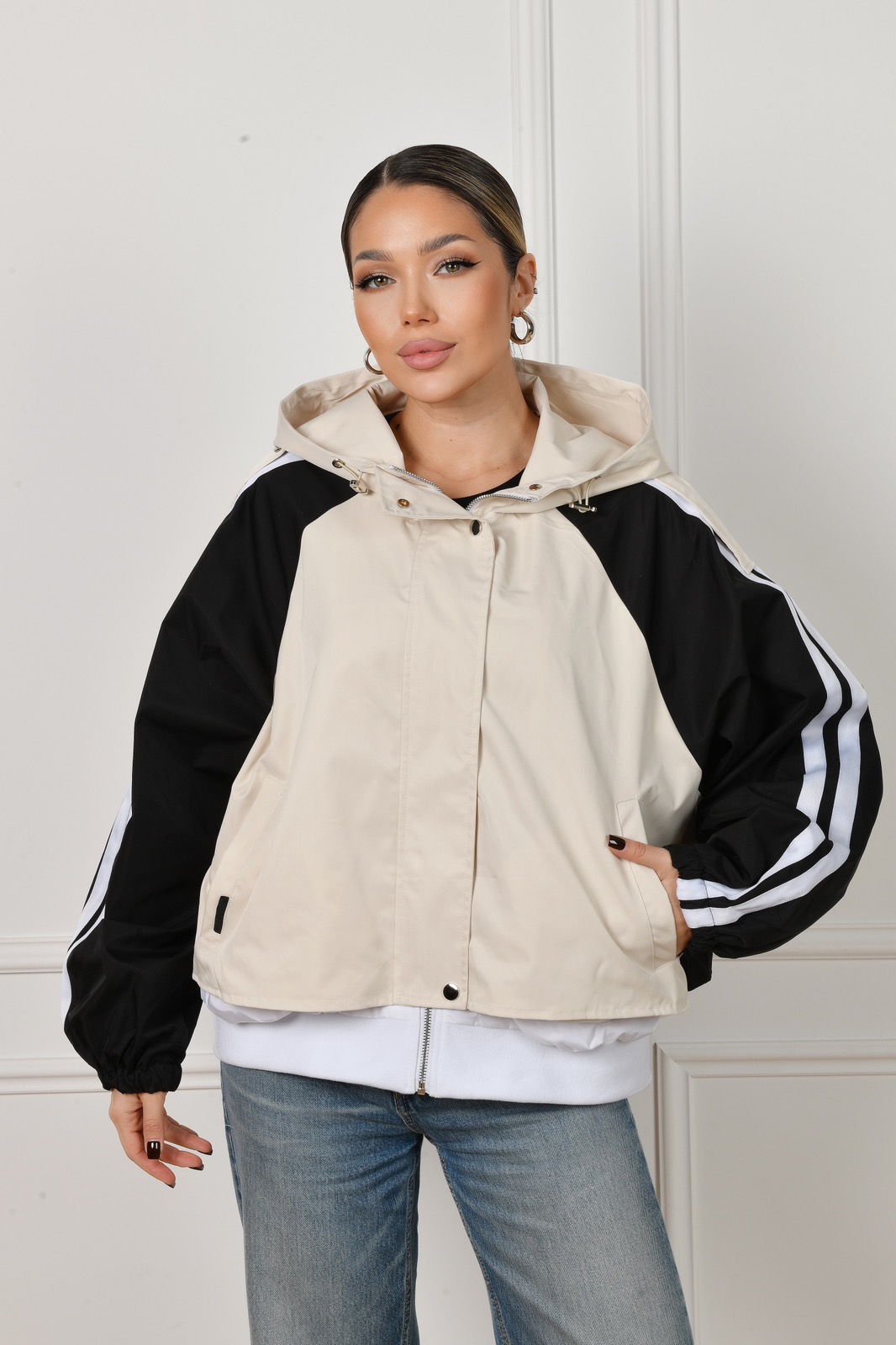 Ветровка Saint Wish (S-L) 7106 beige (деми)