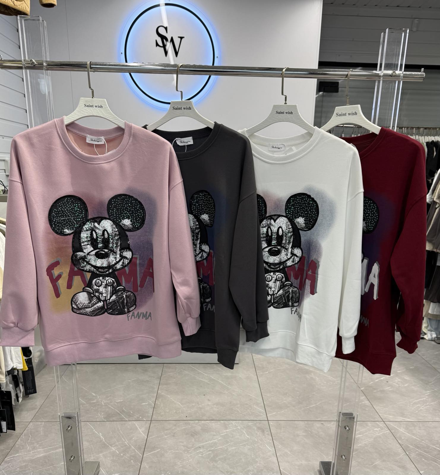 Свитер Saint Wish (one size) 82327 mix (деми)