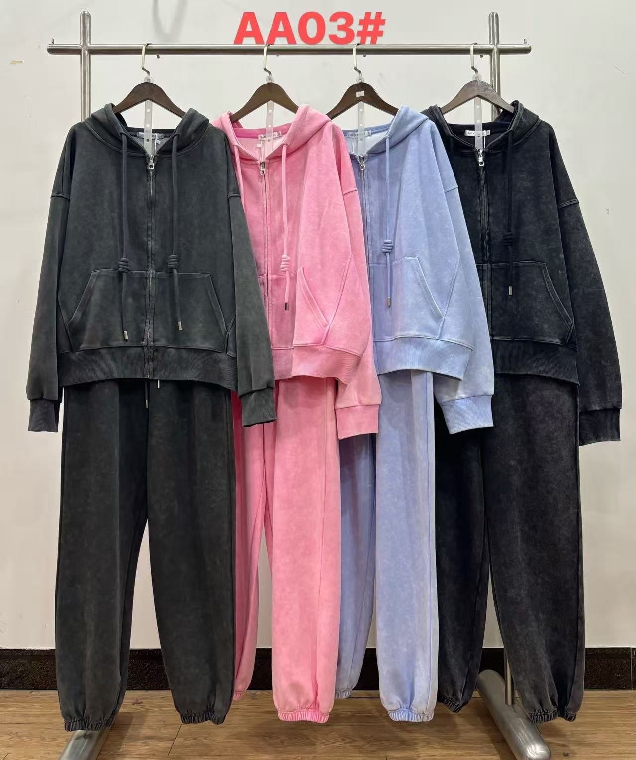 Костюм спорт Saint Wish (S-L) AA03 pink (деми)