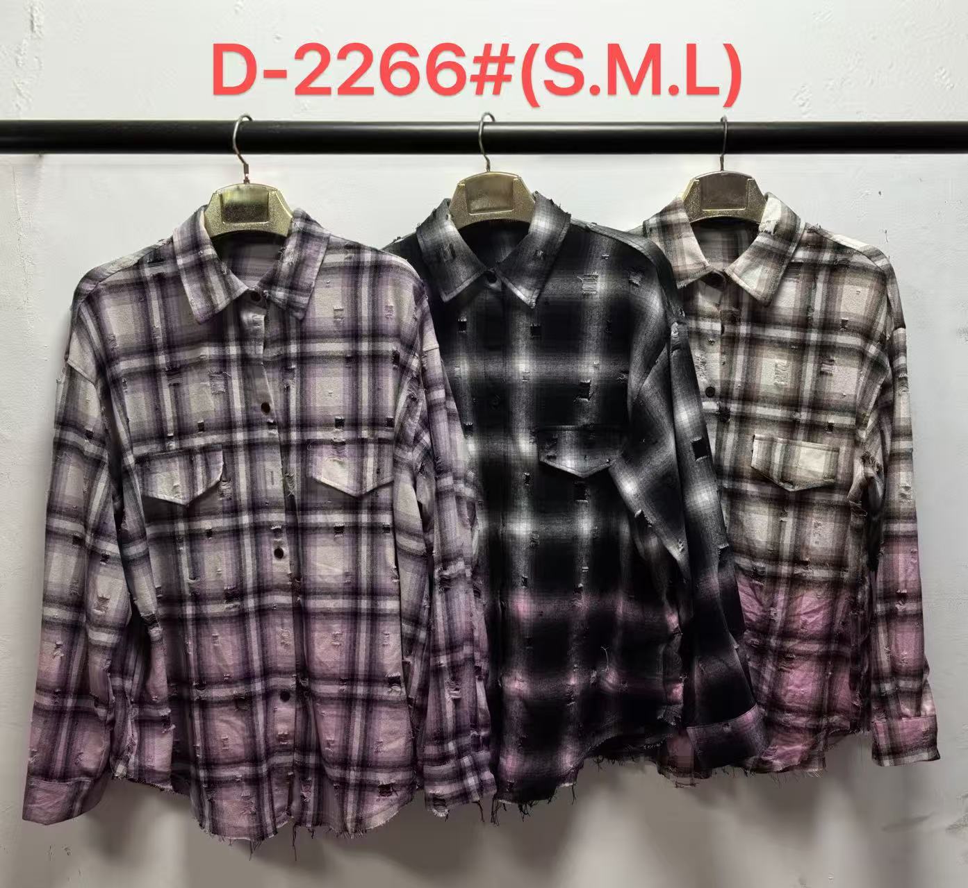 Рубашка Saint Wish (S-L) D2266 pink (деми)