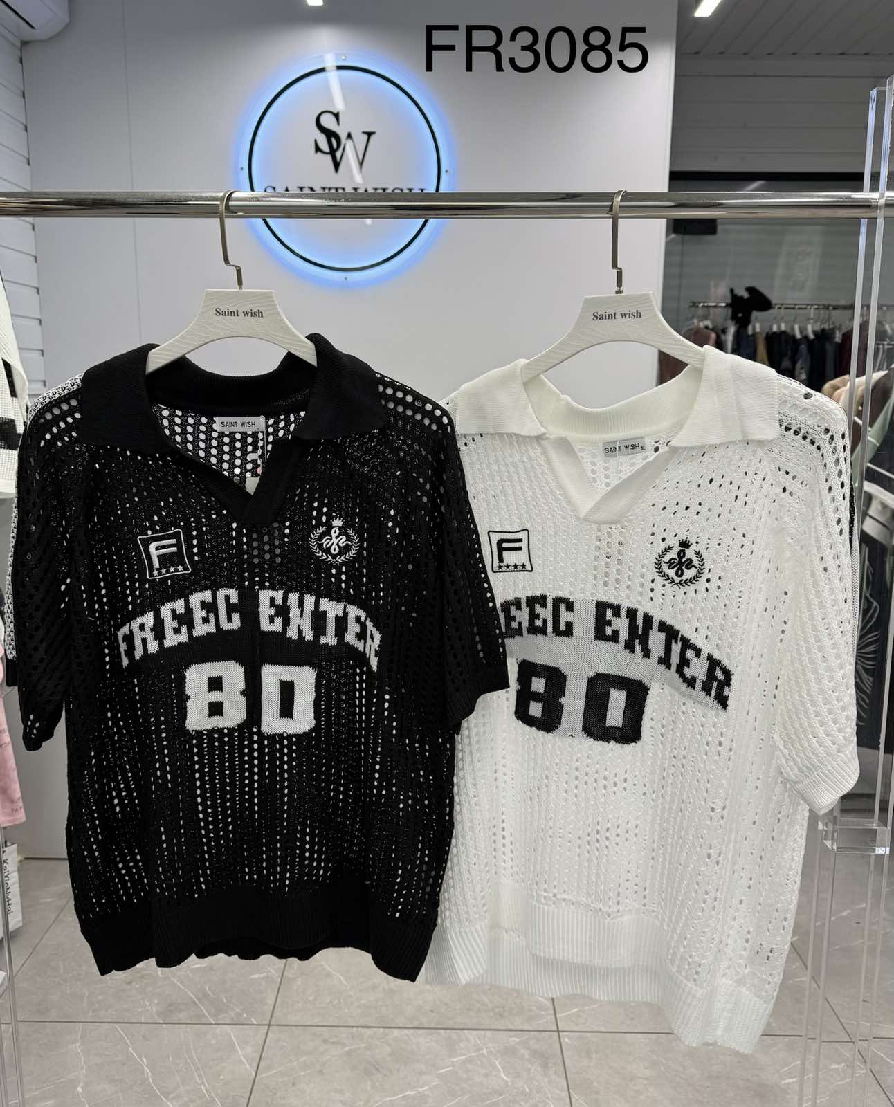 Футболка Saint Wish (L-XL) FR3085 white (лето)