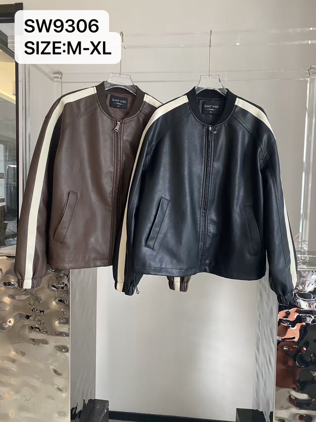 Куртка Saint Wish (M-XL) SW9306 brown (деми)