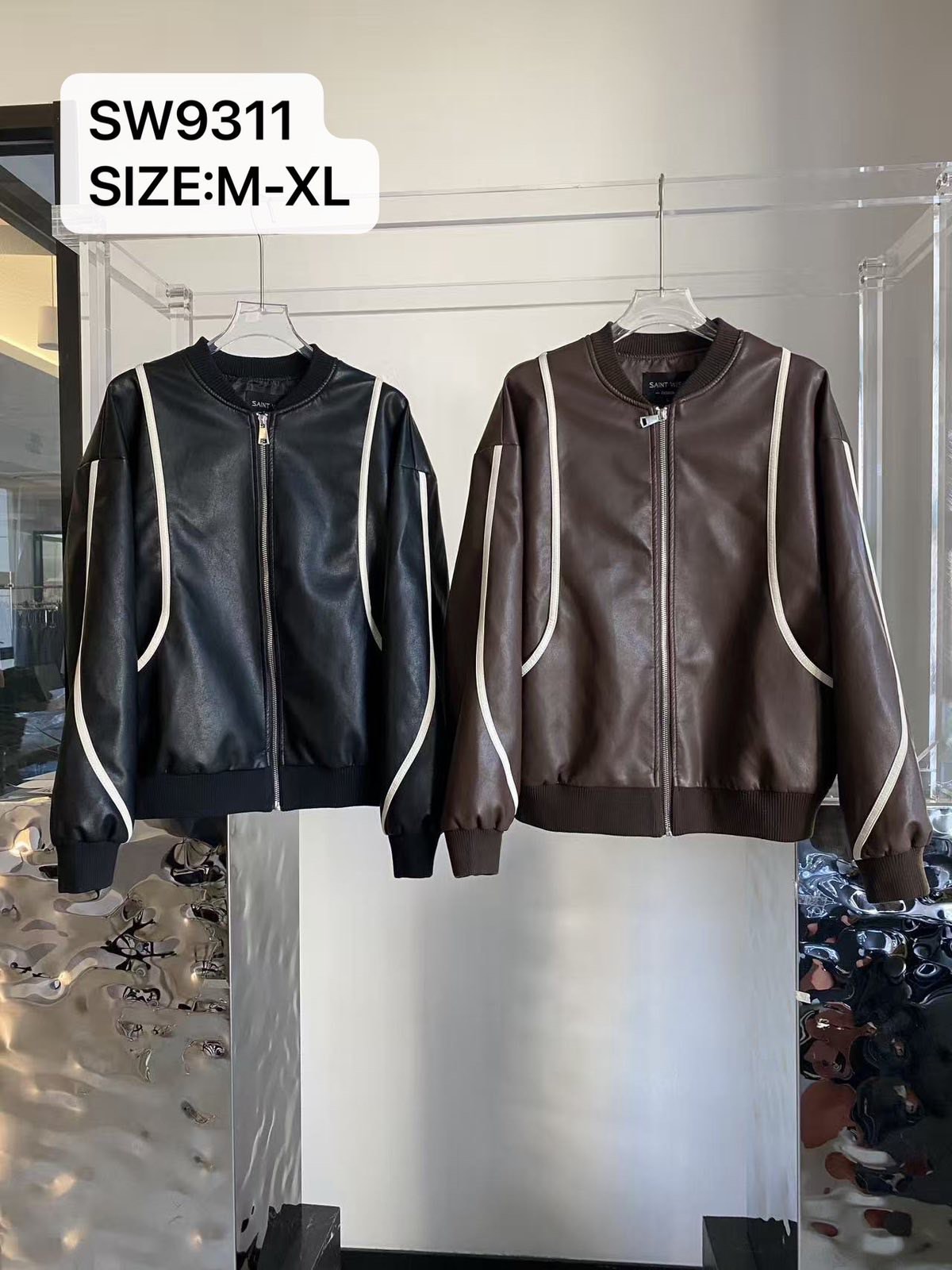 Куртка Saint Wish (M-XL) SW9311 brown (деми)