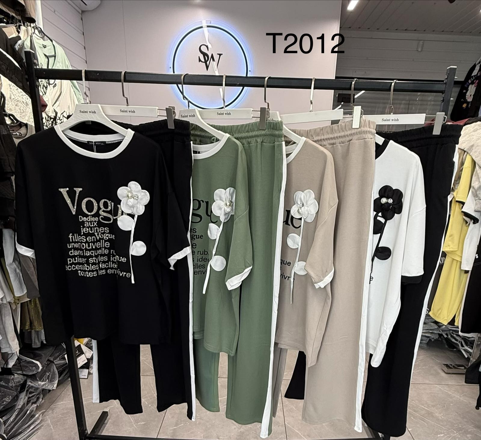 Костюм спорт Saint Wish (4XL-5XL) T2012 mix (лето)