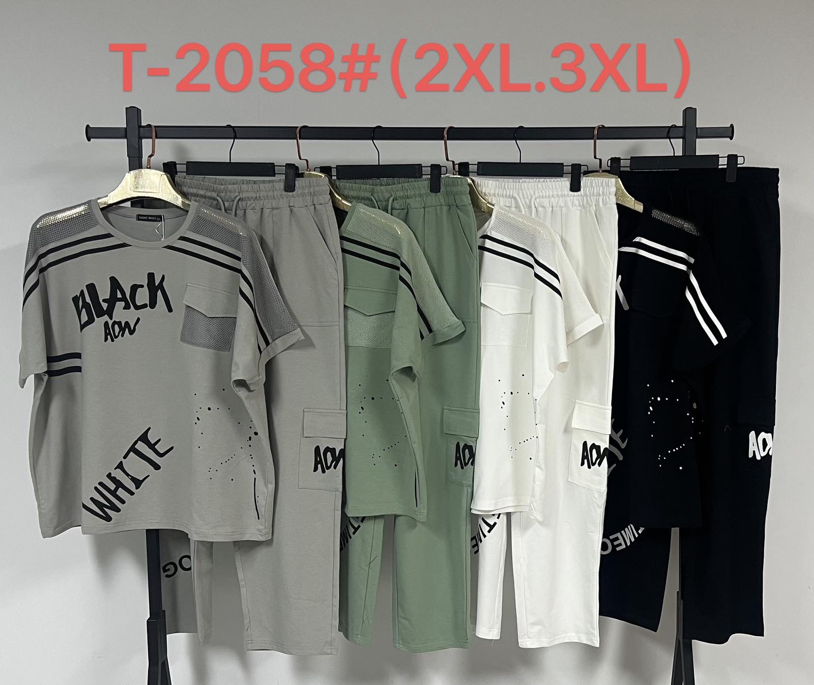 Костюм Saint Wish (2XL-3XL) T2058 mix (лето)