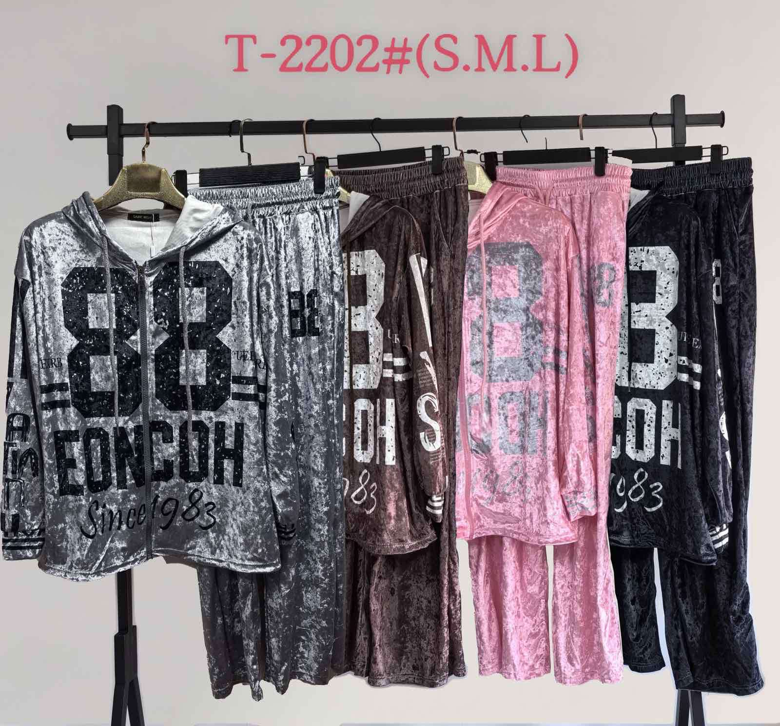 Костюм спорт Saint Wish (S-L) T2202 pink (деми)