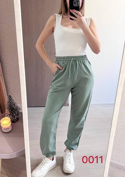 Штаны спорт FSN (44-48) 0011 green (деми)