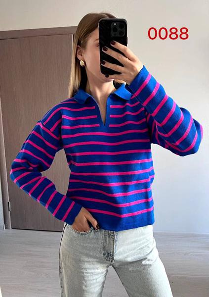 Свитер FSN (42-46) 0088 blue (деми)