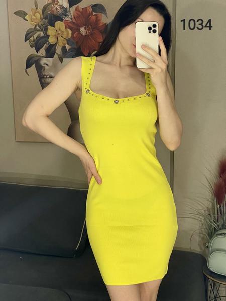 Сарафан FSN (42-46) 1034 yellow (лето)