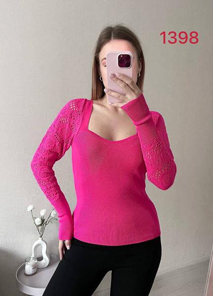 Свитер FSN (42-46) 1398 pink (деми)