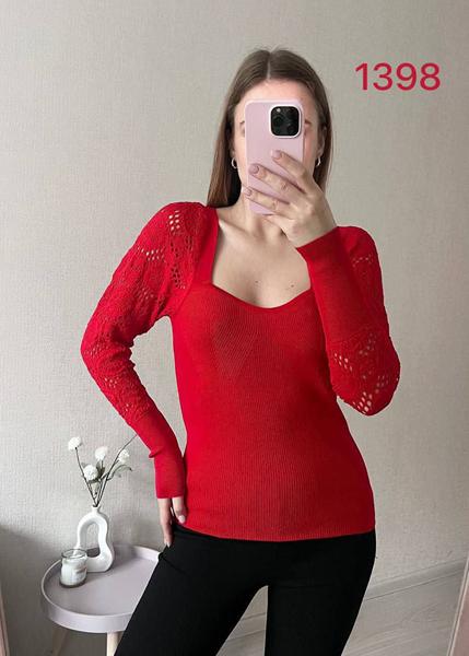 Свитер FSN (42-46) 1398 red (деми)