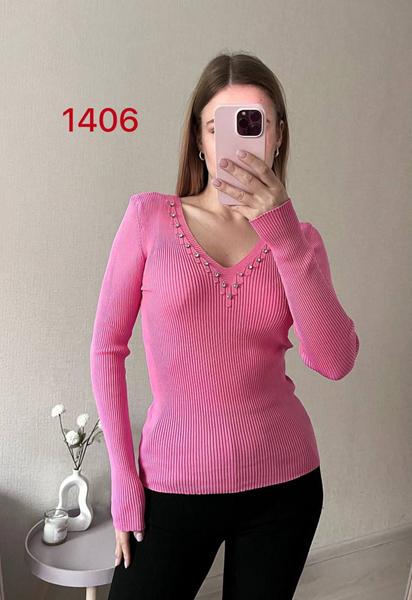 Свитер FSN (42-46) 1406 pink (деми)