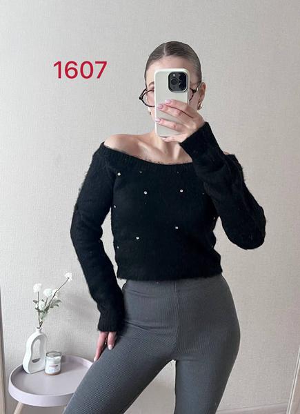 Свитер FSN (42-46) 1607 black (деми)