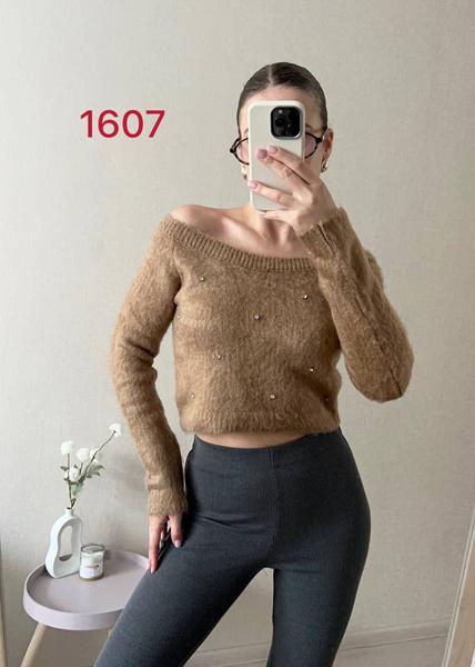 Свитер FSN (42-46) 1607 brown (деми)