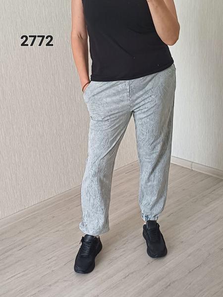 Штаны спорт FSN (48-54) 2772 l.grey (деми)