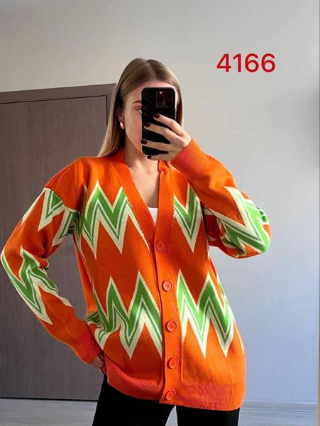 Кофта FSN (46-52) 4166 orange (деми)