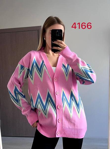 Кофта FSN (46-52) 4166 pink (деми)