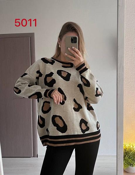 Свитер FSN (42-48) 5011 beige-brown (зима)