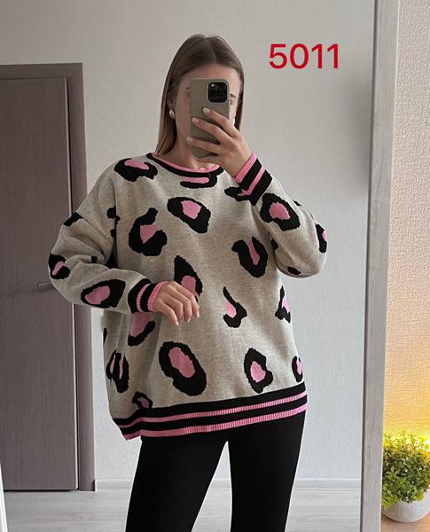 Свитер FSN (42-48) 5011 beige-pink (зима)