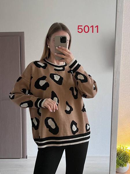 Свитер FSN (42-48) 5011 brown (зима)