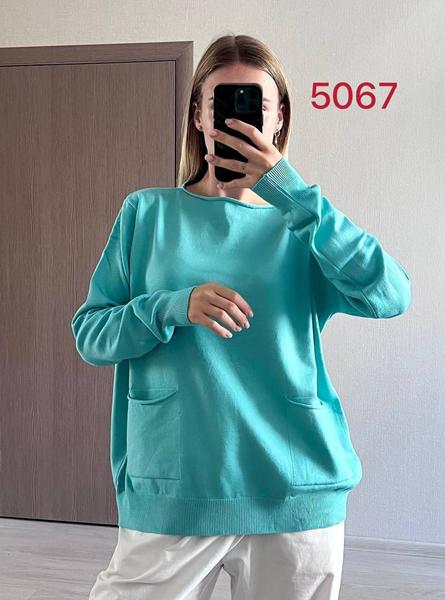 Свитер FSN (46-52) 5067 l.blue (деми)