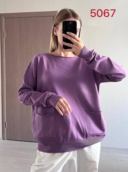 Свитер FSN (46-52) 5067 purple (деми)