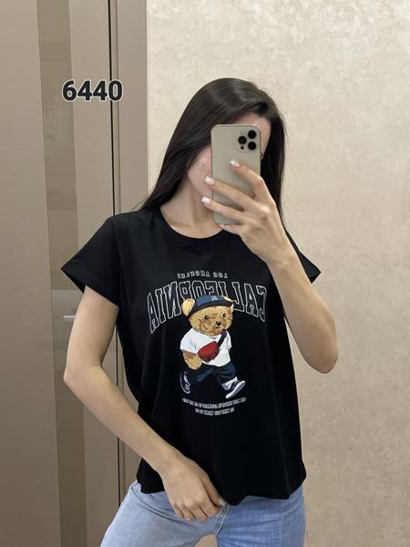 Футболка FSN (46-52) 6440 black (лето)