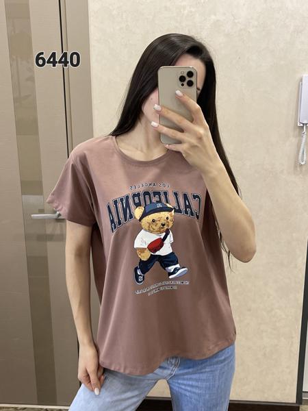 Футболка FSN (46-52) 6440 brown (лето)