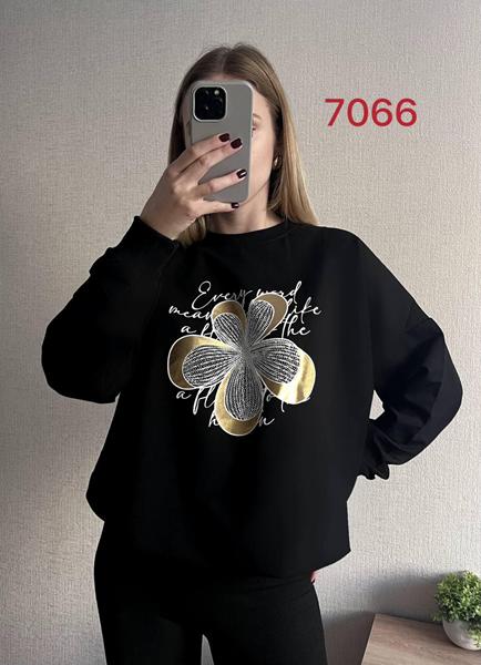 Свитер FSN (50-56) 7066 black (деми)